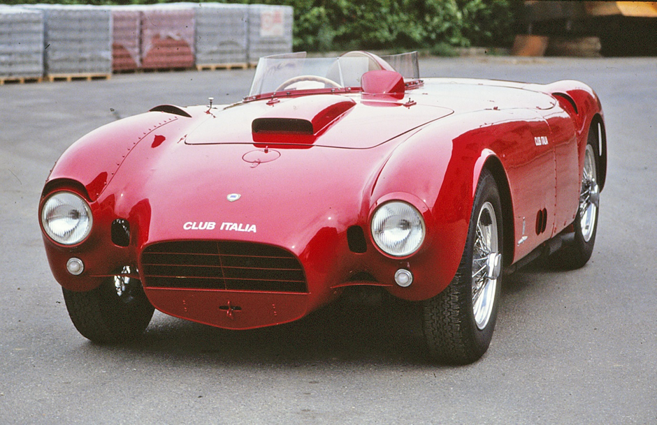 Count Zanon’s Lancia D24 photographed outside Turin in 1996
