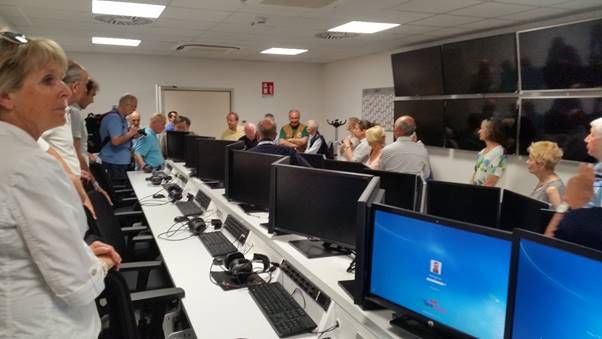 The impressive operations room at Toro Rosso with the twenty individual stations