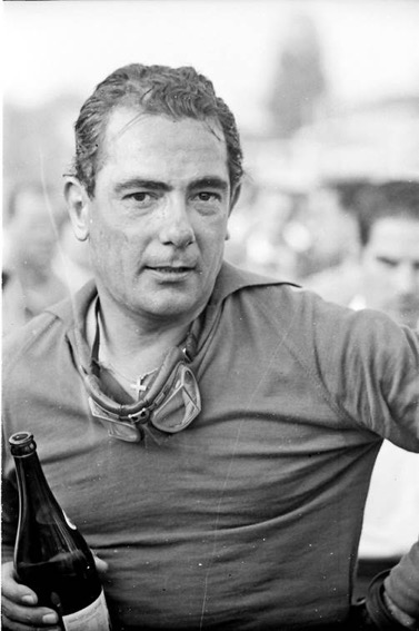 Jean Behra, a rugged and hard-driving Frenchman whose temper lost him his Ferrari drive