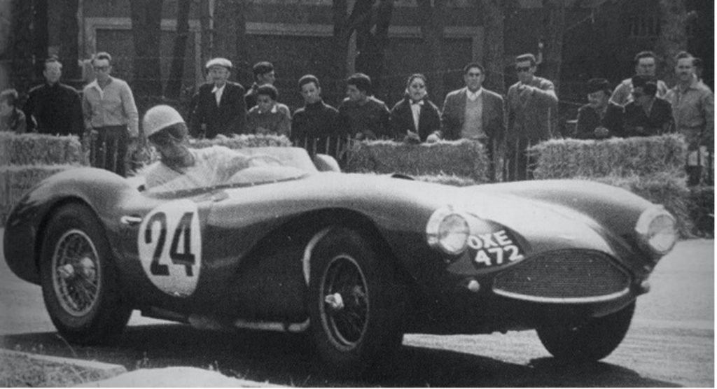 Tony Gaze with the Kangaroo Stable Aston Martin DB3S