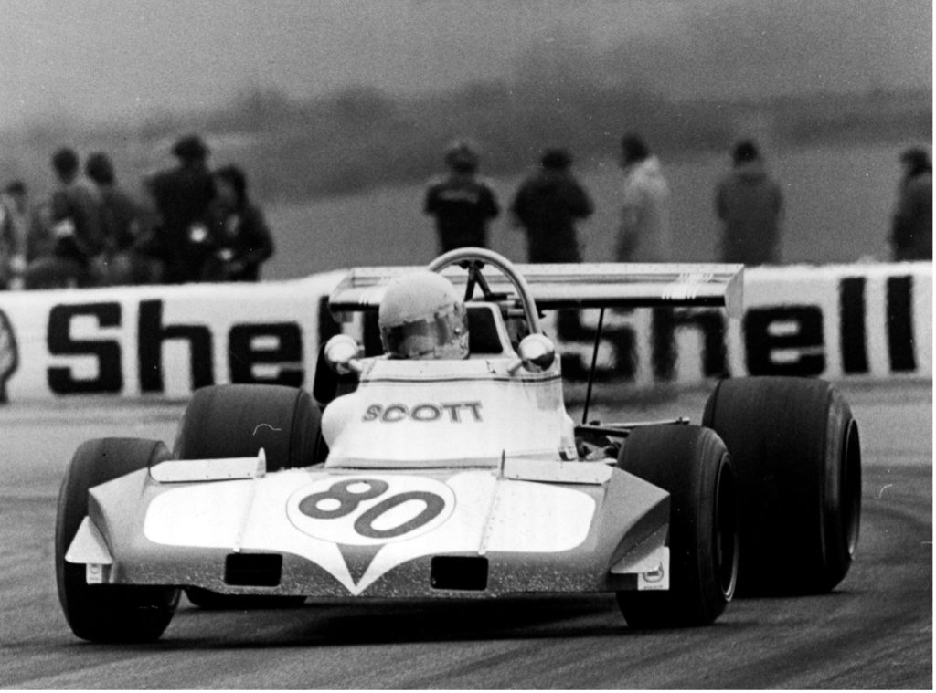 Richard Scott at the wheel of his Patrick Head-designed Scott Formula 2 car