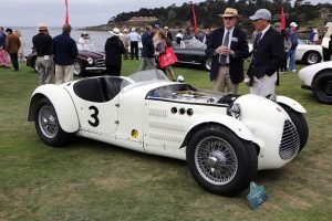 Away from the race track Don Parkinson’s Parkinson Special at a US Concours event. (Photo Vanhoolandt)