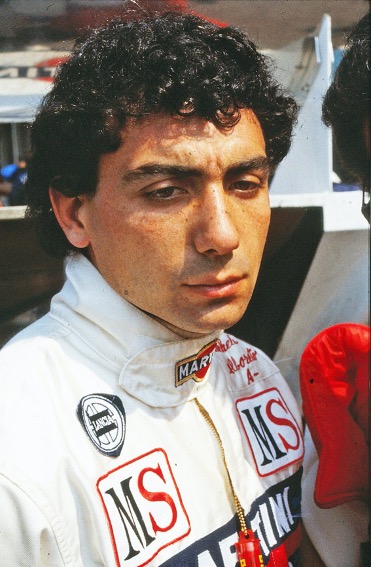The quiet, contemplative Michele Alboreto